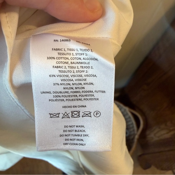 Anthropologie White Crochet 100% Cotton Maxi Dress, Size XS, Like New - Picture 6 of 9